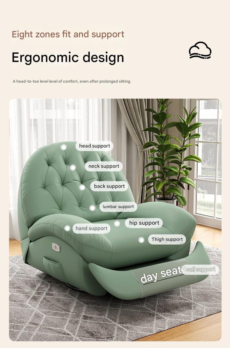 Luxury Electric Recliner Sofa Chair with USB Port