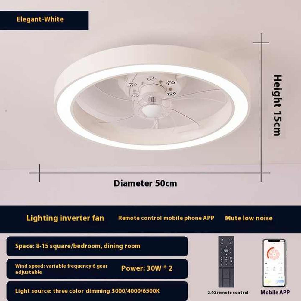 220V Ultra Thin Fan Light