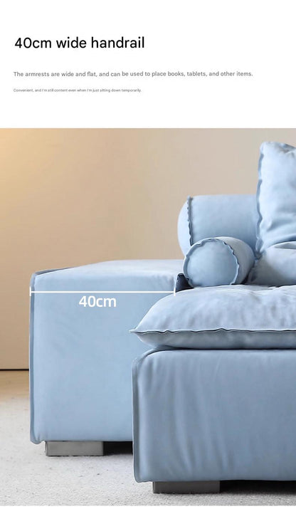 Modern Modular Fabric Sofa Bed with Deep Cushion Seating