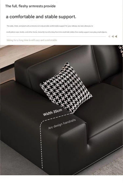 Luxury 3 Seater Leather Sofa