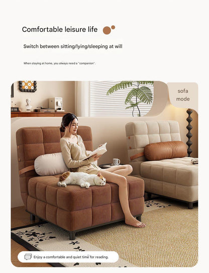 Retro Folding Multifunctional Dual purpose Sofa Bed