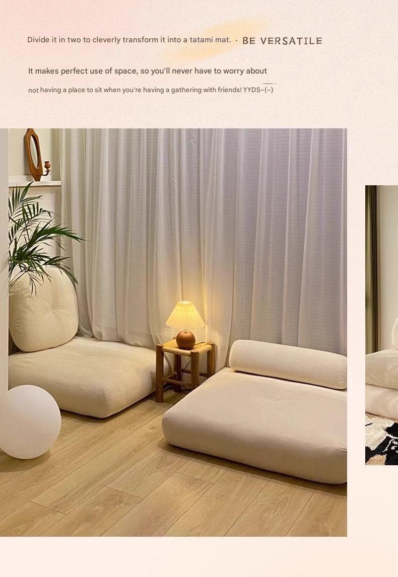 Luxury Modular Tofu Block  Floor Sofa Chair