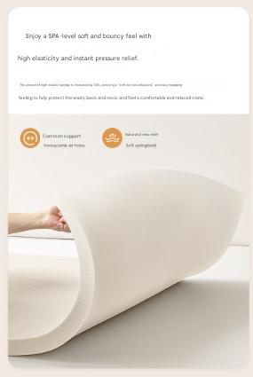 Modern Upholstered Platform Bed with Tufted Headboard