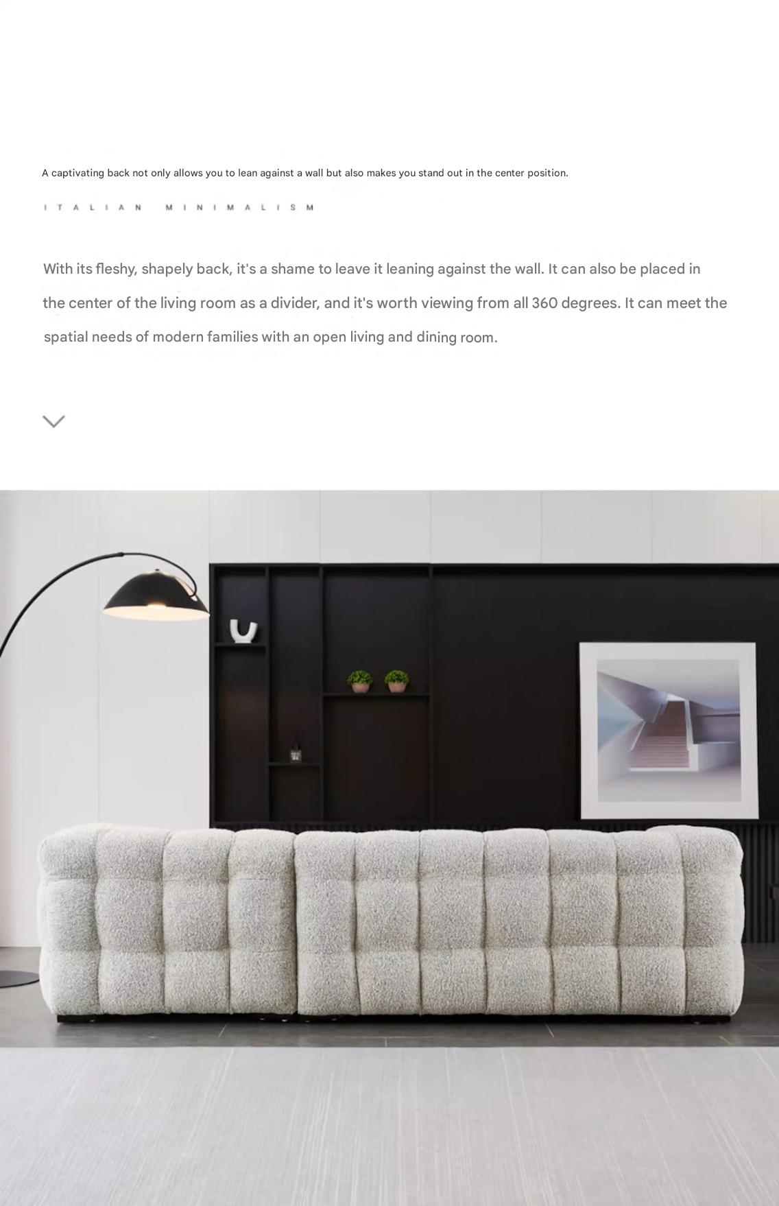 Luxury French Lambswool Sofa