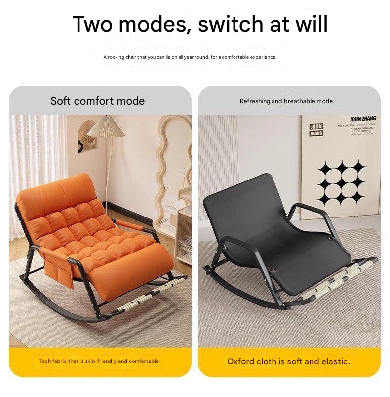 Luxury Double Rocking Recliner Sofa Chair with Thick Cushion
