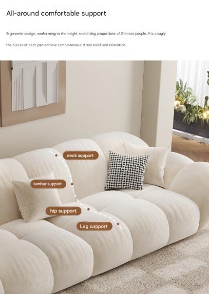 Luxury L-Shape Sectional Sofa with Chaise Lounge