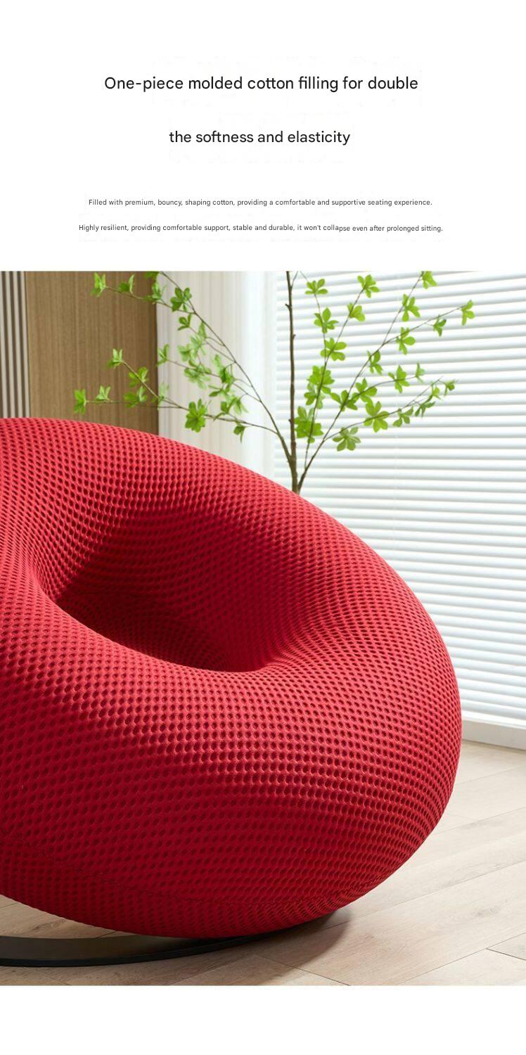 Modern Donut Swivel Single Lazy Sofa Chair