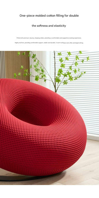 Modern Donut Swivel Single Lazy Sofa Chair