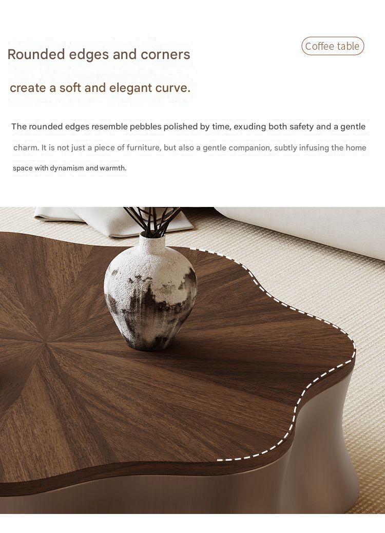 Luxury Italian Cloud Coffee Table With Butterfly Side Table