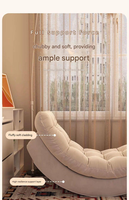Luxury Recliner Lounge Chair with Ottoman Footrest