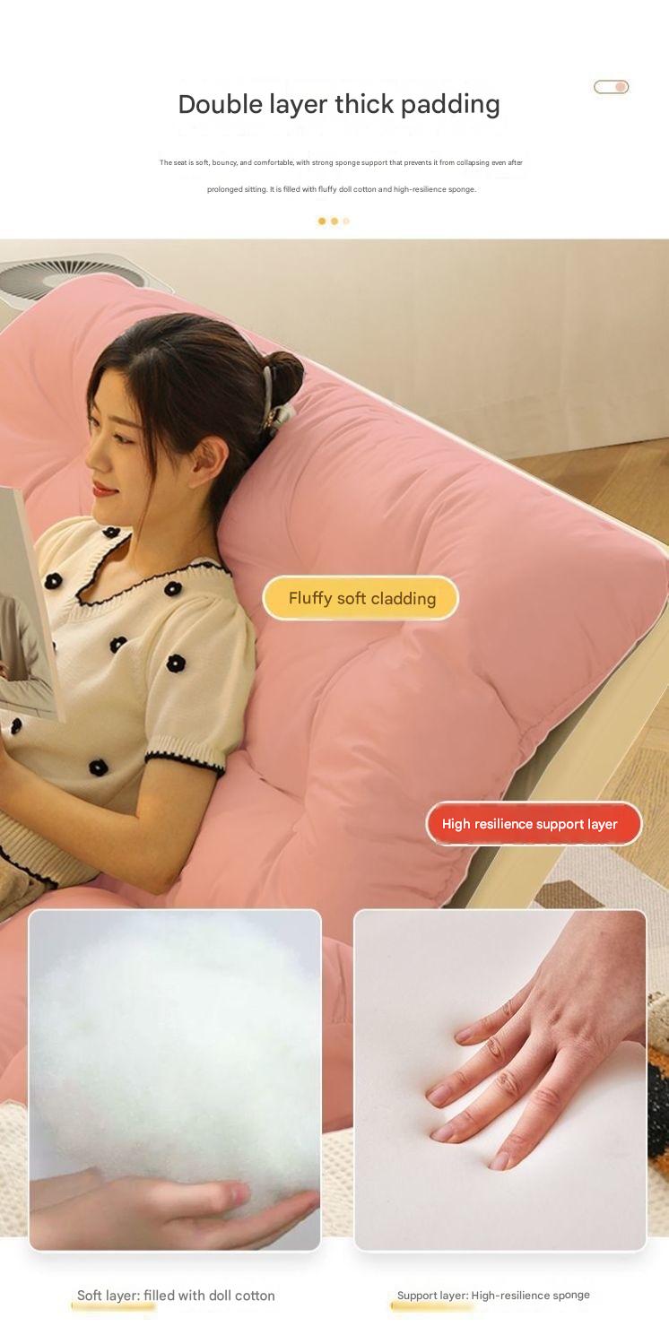 Lazy Folding Floor Sofa Bed With Adjustable Backrest