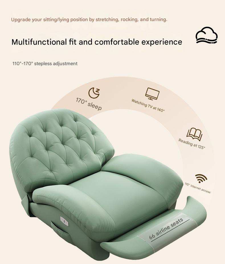 Luxury Electric Recliner Sofa Chair with USB Port