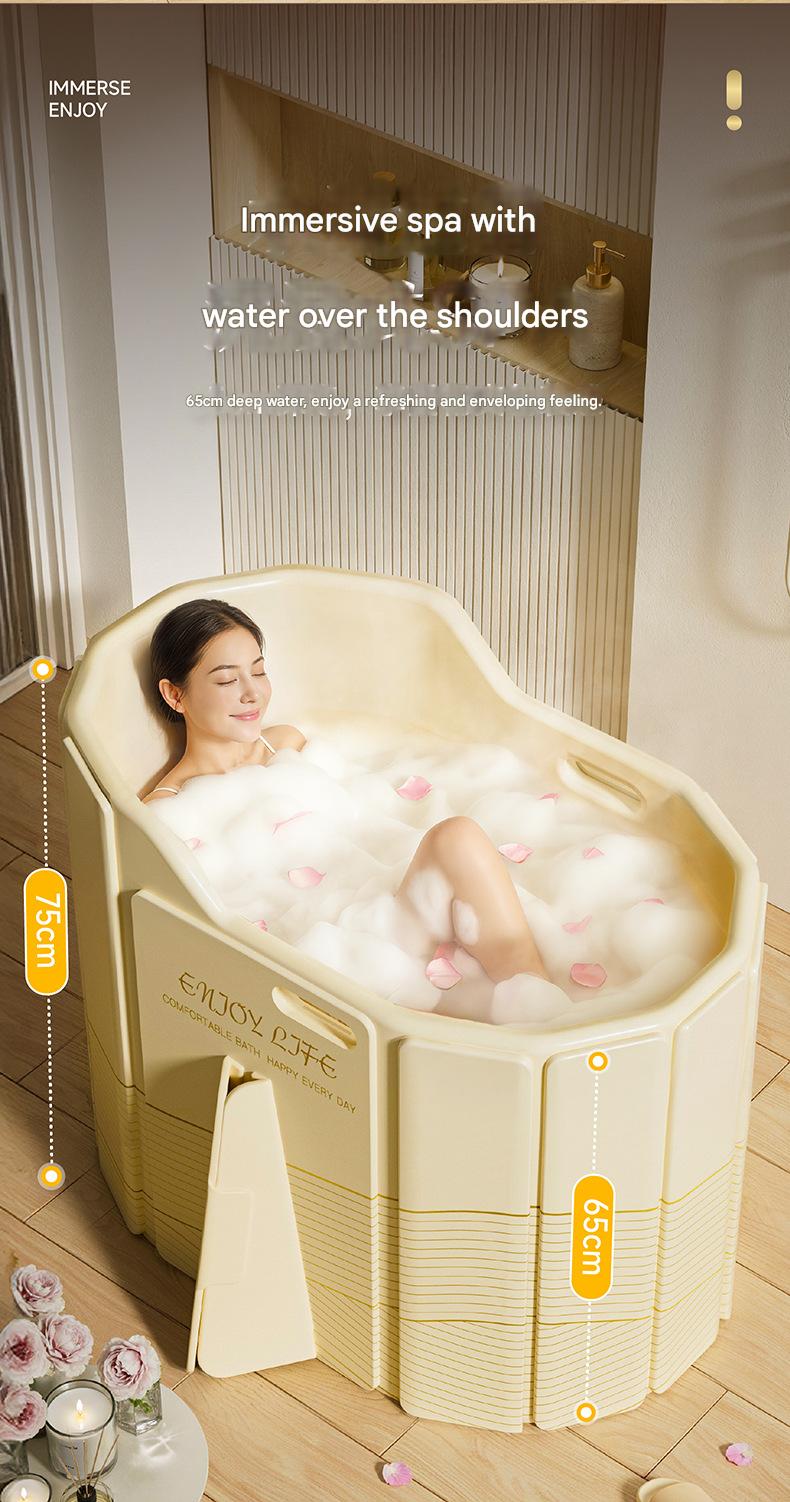 Portable Foldable Bathtub