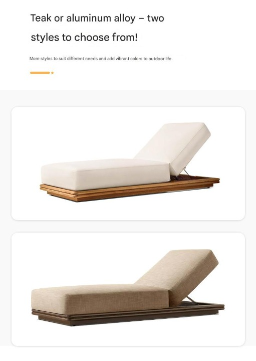 Beach Sun Lounger Lounge Chair