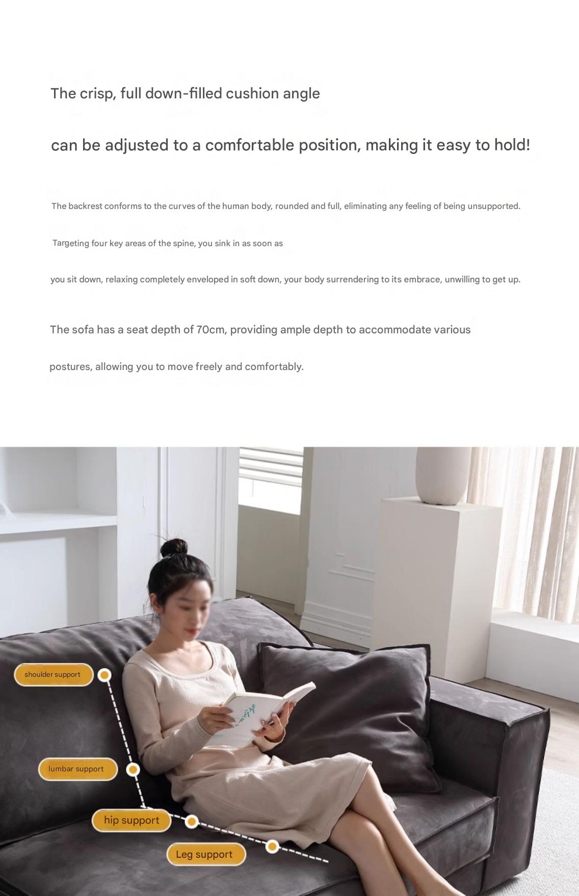 Luxury Floor Sofa Couch Set