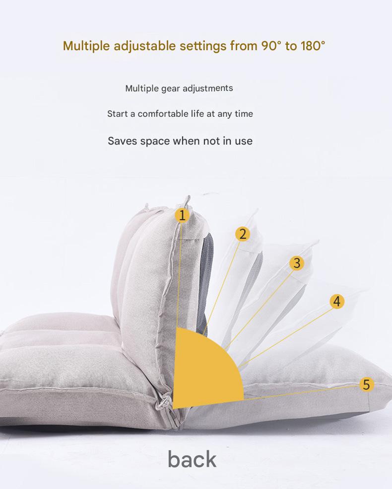 Luxury Folding Floor Sofa Bed with Adjustable Backrest