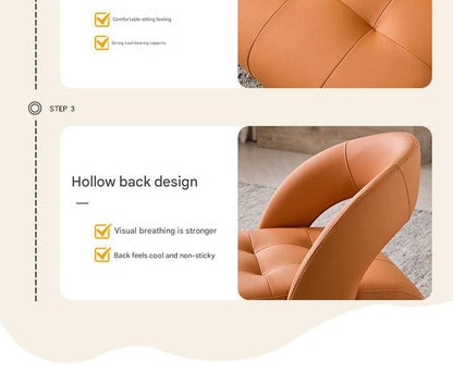 Luxury Swivel Sofa Stool With Wheels