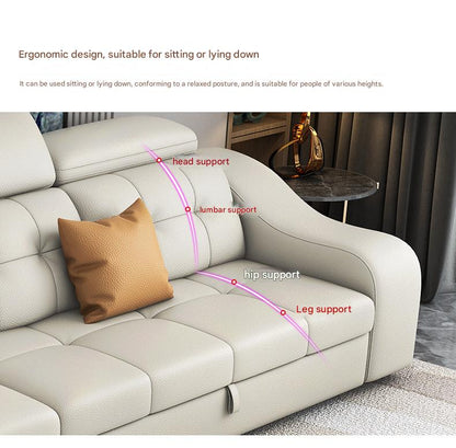 Luxury Smart Recliner Sectional Sofa with Adjustable Headrest