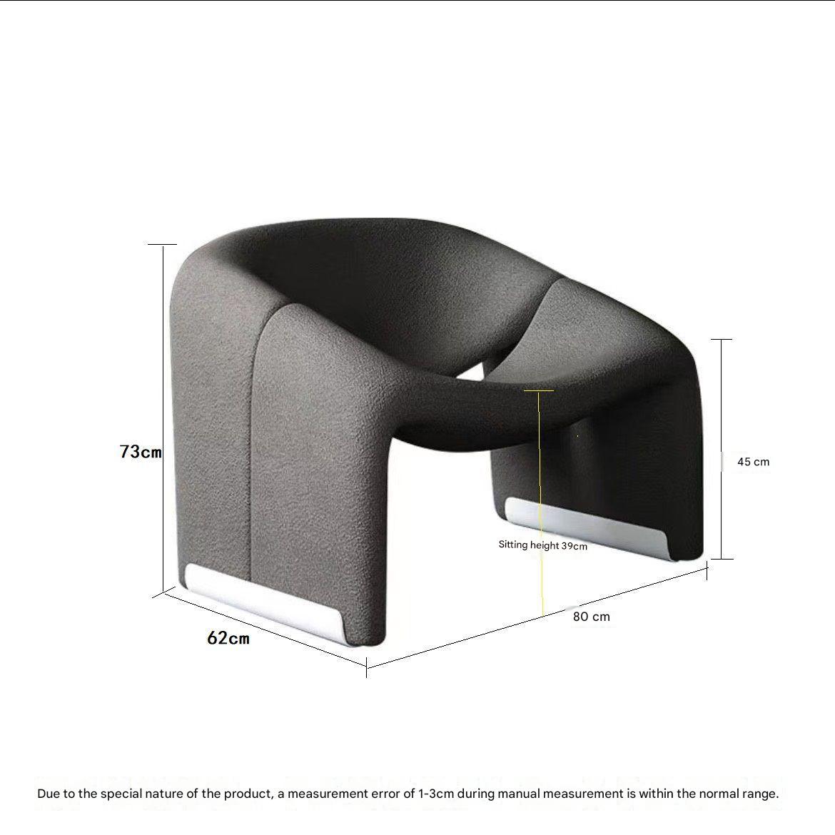 Luxury Casual Lamb Velvet Chair