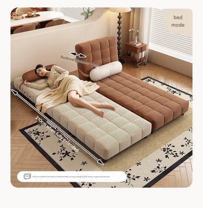 Retro Folding Multifunctional Dual purpose Sofa Bed