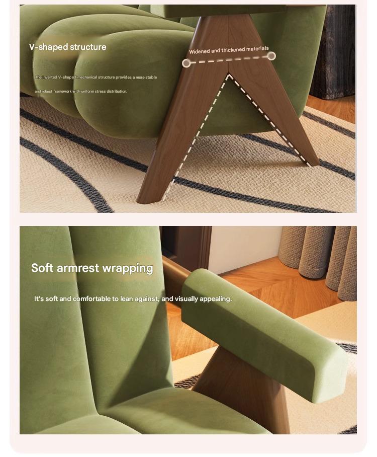 French Retro Sofa Set With Coffee Table Combination