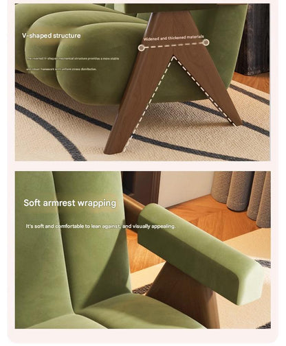 French Retro Sofa Set With Coffee Table Combination