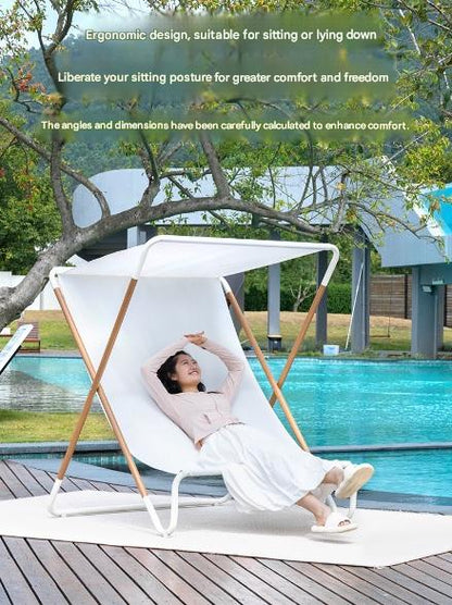 Portable Folding Sunshade Lounge Chair