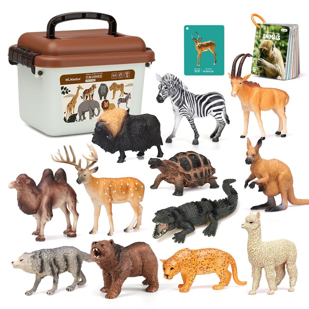12 Pcs Animal Figures Toys Set 1