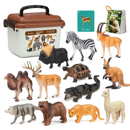 12 Pcs Animal Figures Toys Set 1