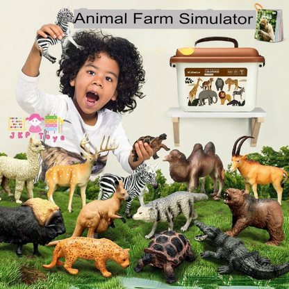 12 Pcs Animal Figures Toys Set 4