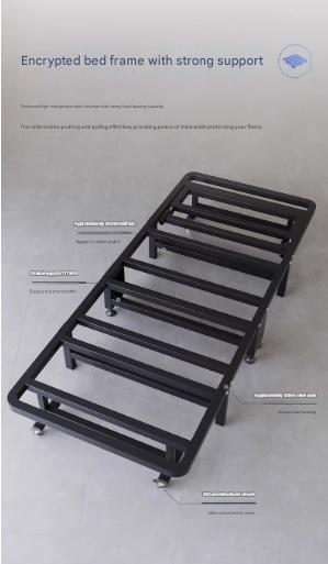 Foldable Office Nap Bed with Adjustable Backrest