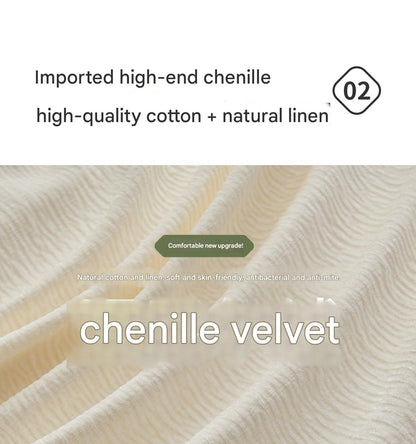 Luxury Electric Adjustable Backrest Chenille Cloud Fabric Sofa