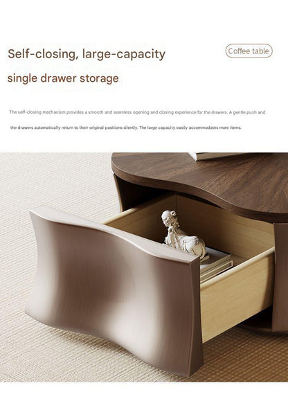 Luxury Italian Cloud Coffee Table With Butterfly Side Table