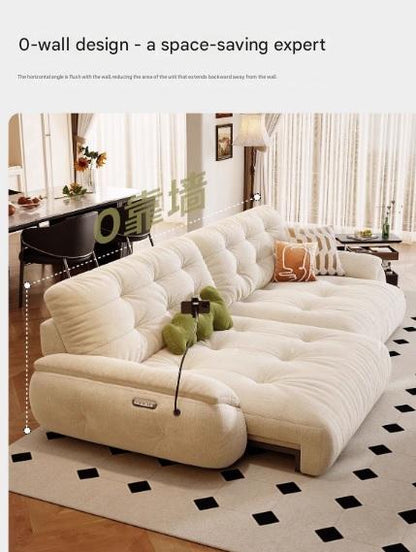 Luxury Multifunctional Retractable Fabric Sofa Bed With USB Charging