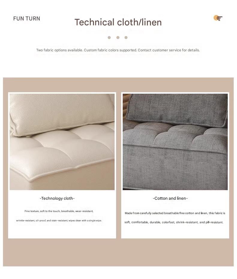Modern Tofu Block Sofa With Armless