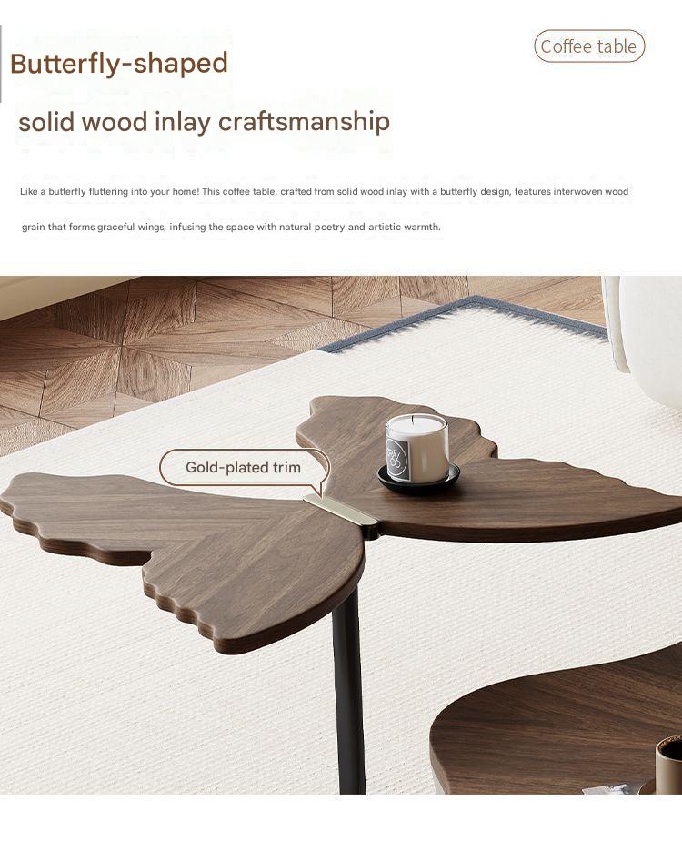Luxury Italian Cloud Coffee Table With Butterfly Side Table