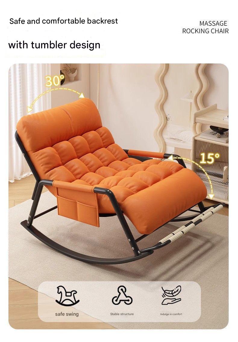 Luxury Double Rocking Recliner Sofa Chair with Thick Cushion
