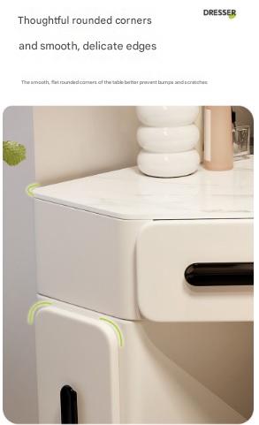 Luxury Dressing Table With LED Mirror And Stool