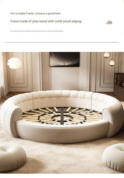 Luxury Round Lounge Sofa Bed