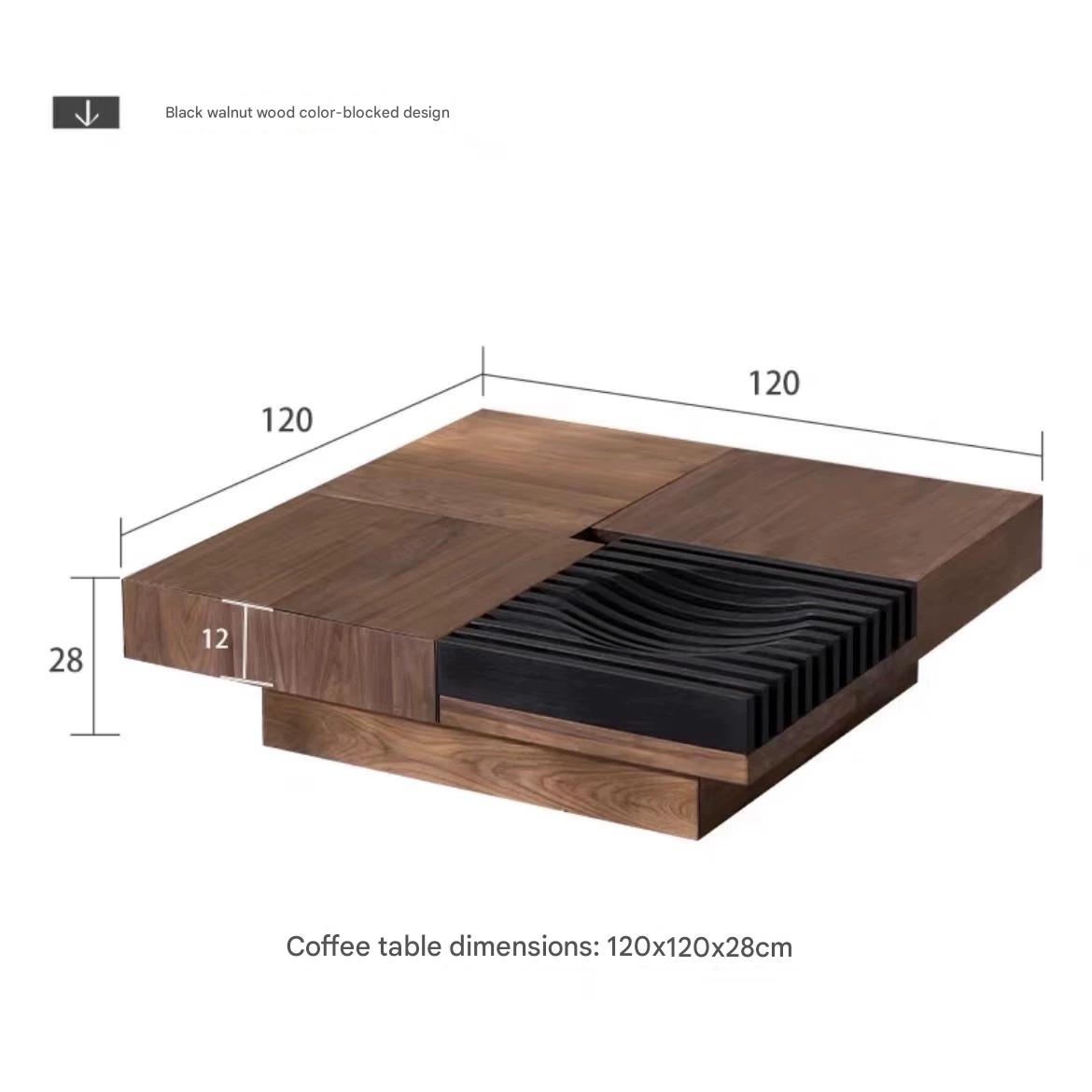 Multifunctional Wooden Tea Table
