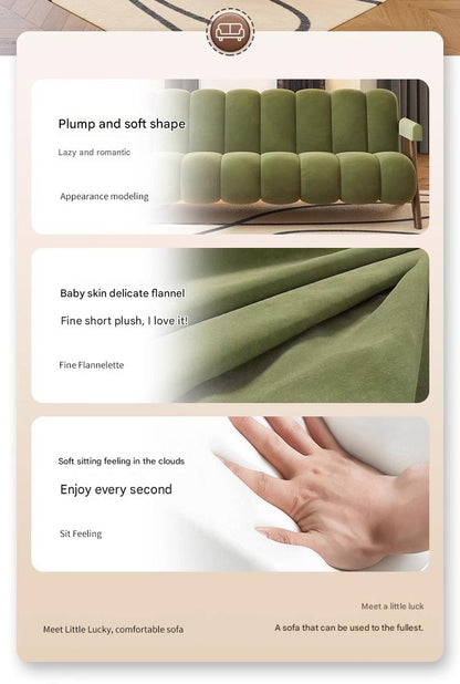 French Retro Sofa Set With Coffee Table Combination