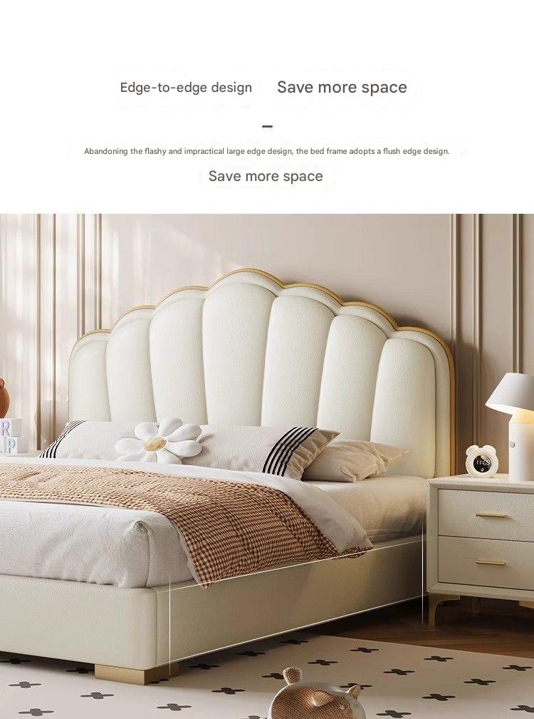 Luxury Leather King Size Bed