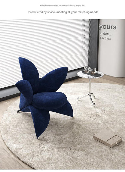 Luxury Lily Flower Sofa Chair