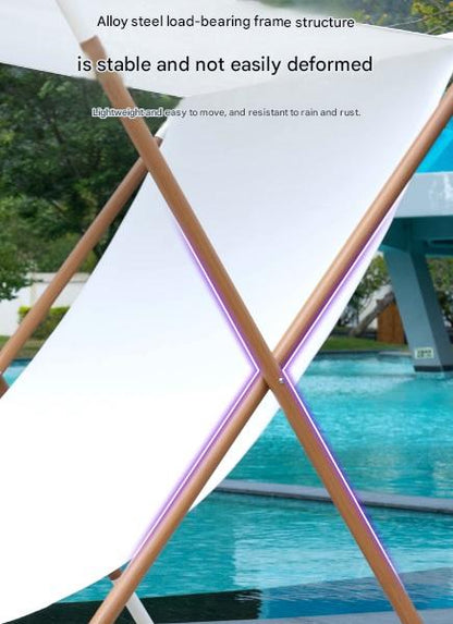 Portable Folding Sunshade Lounge Chair