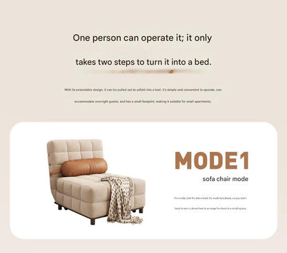 Retro Folding Multifunctional Dual purpose Sofa Bed