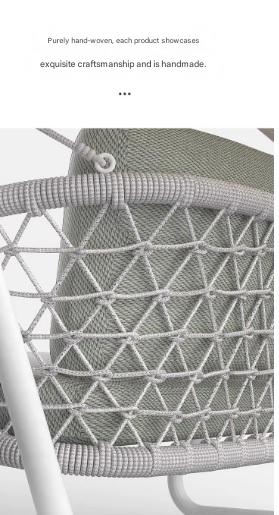 Modern Outdoor Swing Sofa with Canopy