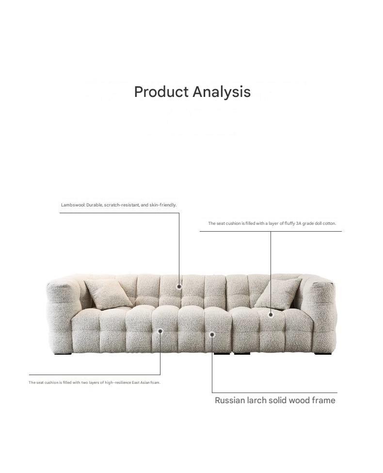Luxury French Lambswool Sofa