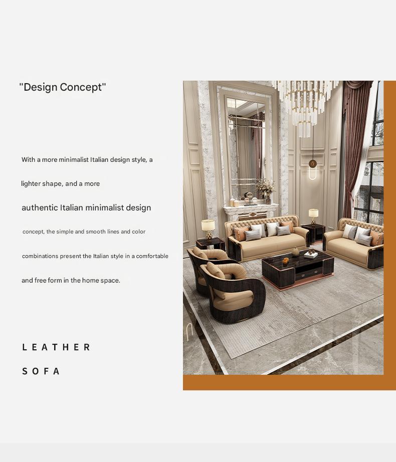 Italian Luxury Sofa Set