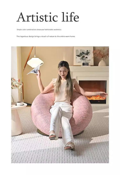 Modern Donut Swivel Single Lazy Sofa Chair
