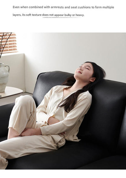 Luxury Leather 3-Seater Sofa